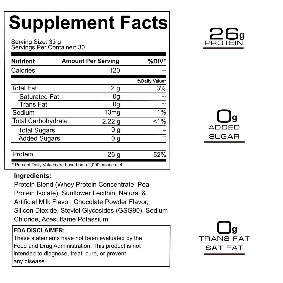 Nutrition & Ingredients